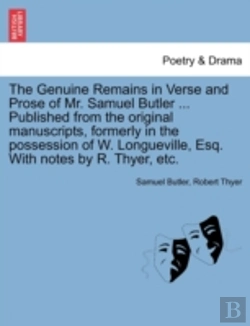 Bertrand.pt - The Genuine Remains In Verse And Prose O