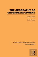 The Geography Of Underdevelopment