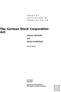 Bertrand.pt - The German Stock Corporation Act