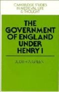 The Government Of England Under Henry I