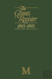 The Grants Register 1993-1995