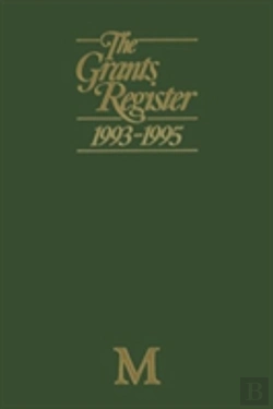 Bertrand.pt - The Grants Register 1993-1995