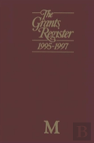 The Grants Register 1995-1997