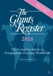 The Grants Register 2016