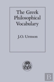 The Greek Philosophical Vocabulary