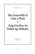 The Guerrilla Is Like A Poet