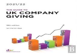 The Guide To Uk Company Giving 2021/22
