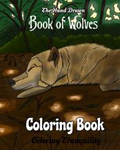 The Hand Drawn Book Of Wolves Coloring Book