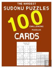 The Hardest Sudoku Puzzles 100 Challenging Puzzles Cards