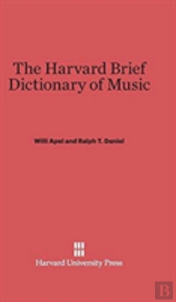 Bertrand.pt - The Harvard Brief Dictionary Of Music