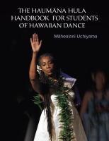 The Haumana Hula Handbook For Students Of Hawaiian Dance