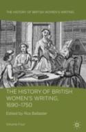 The History Of British Women'S Writing, 1690 - 1750
