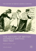 The History Of British Women'S Writing, 1880-1920