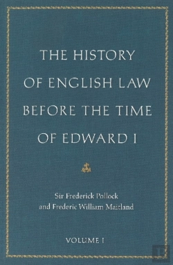 Bertrand.pt - The History Of English Law Before The Time Of Edward I