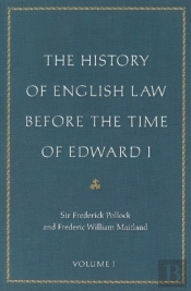The History Of English Law Before The Time Of Edward I