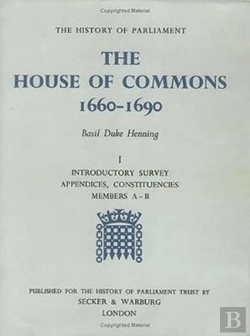Bertrand.pt - The History Of Parliament: The House Of Commons, 1660-1690 (3 Vols)