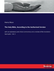 The Holy Bible, According To The Authorized Version