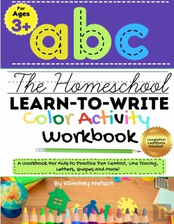 Bertrand.pt - The Homeschool Learn To Write Color Activity Workbook