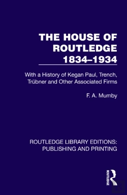 Bertrand.pt - The House Of Routledge 1834â€“1934