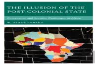 The Illusion Of The Post-Colonial State