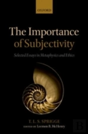 The Importance Of Subjectivity