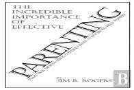 The Incredible Importance Of Effective Parenting