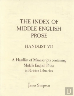 Bertrand.pt - The Index Of Middle English Prose Handlist Vii