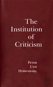 The Institution Of Criticism