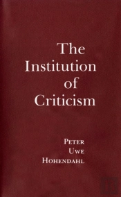 The Institution Of Criticism
