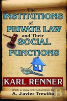 The Institutions Of Private Law And Their Social Functions