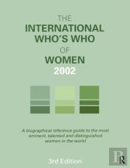 The International Who'S Who Of Women 2002