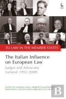 The Italian Influence On European Law