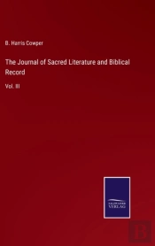 The Journal Of Sacred Literature And Biblical Record