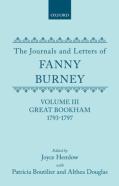 The Journals And Letters Of Fanny Burney (Madame D'Arblay): Volume Iii: Great Bookham, 1793-1797