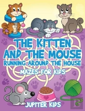The Kitten And The Mouse Running Around The House