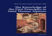 The Knowledge Of The First Principles In Saint Thomas Aquinas