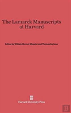 Bertrand.pt - The Lamarck Manuscripts At Harvard