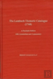The Lambach Thematic Catalogue (1768)