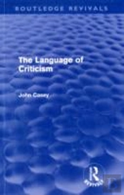 The Language Of Criticism (Routledge Revivals)