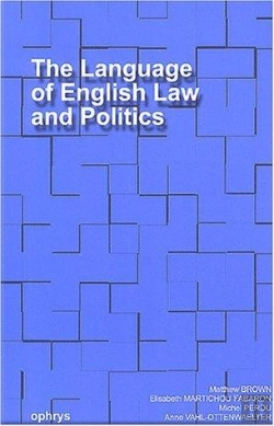 Bertrand.pt - The Language Of English Law And Politics