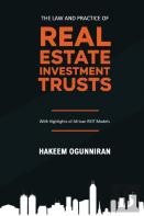 The Law And Practice Of Real Estate Investment Trusts