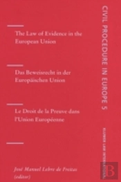 The Law Of Evidence In The European Union