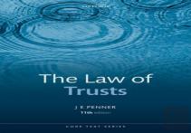 The Law Of Trusts
