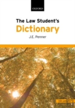 Bertrand.pt - The Law Student'S Dictionary