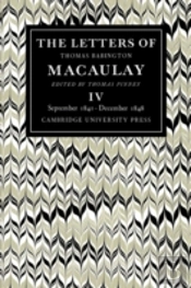 The Letters Of Thomas Babington Macaulay: Volume 4, September 1841â€“December 1848