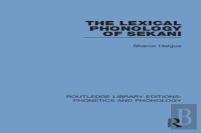 The Lexical Phonology Of Sekani