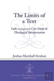 The Limits Of A Text
