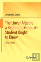 The Linear Algebra A Beginning Graduate Student Ought To Know