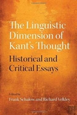 Bertrand.pt - The Linguistic Dimension Of Kant'S Thought