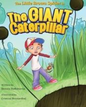 The Little Brown Spider In The Giant Caterpillar